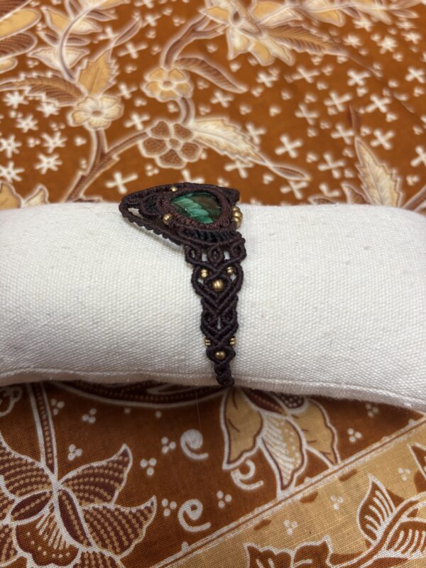 malachiet armband. - Afbeelding 2