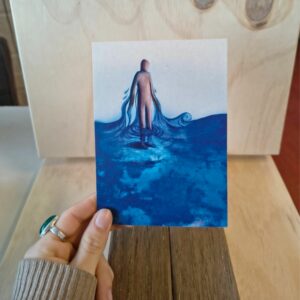 1 poëtische kunstkaart A6 - Proost op een bakkie troost