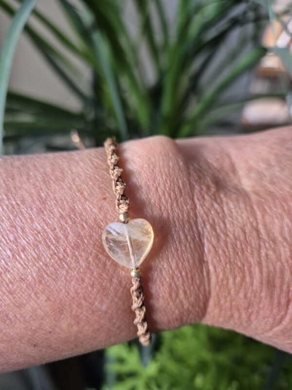 Carin's Macramé armbandje Geluk - Afbeelding 3