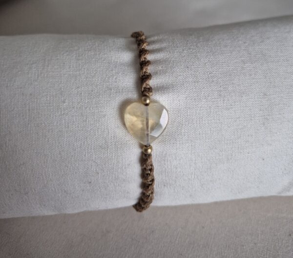 Carin's Macramé armbandje Geluk