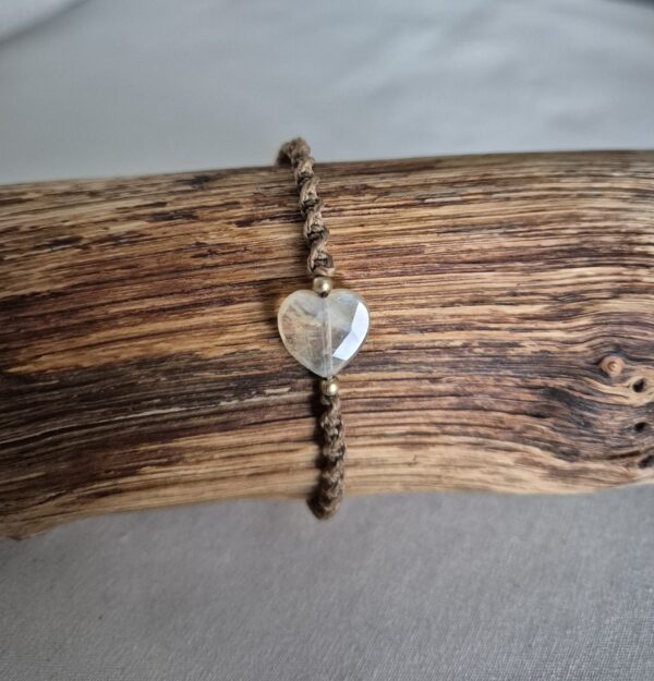 Carin's Macramé armbandje Geluk - Afbeelding 2