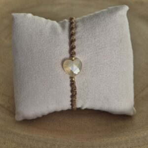 Carin's Macramé armbandje Geluk