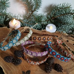 Bling Bloem Vriendschapsarmband – Boho, Handgemaakt & Uniek