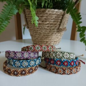 Bling Bloem Vriendschapsarmband