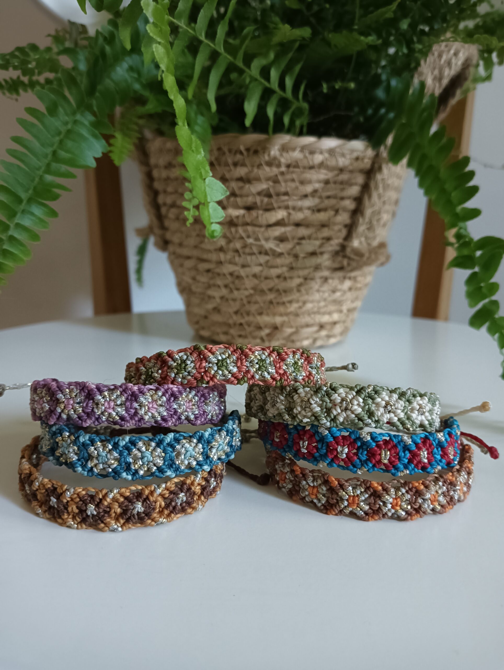 Bling Bloem Vriendschapsarmband