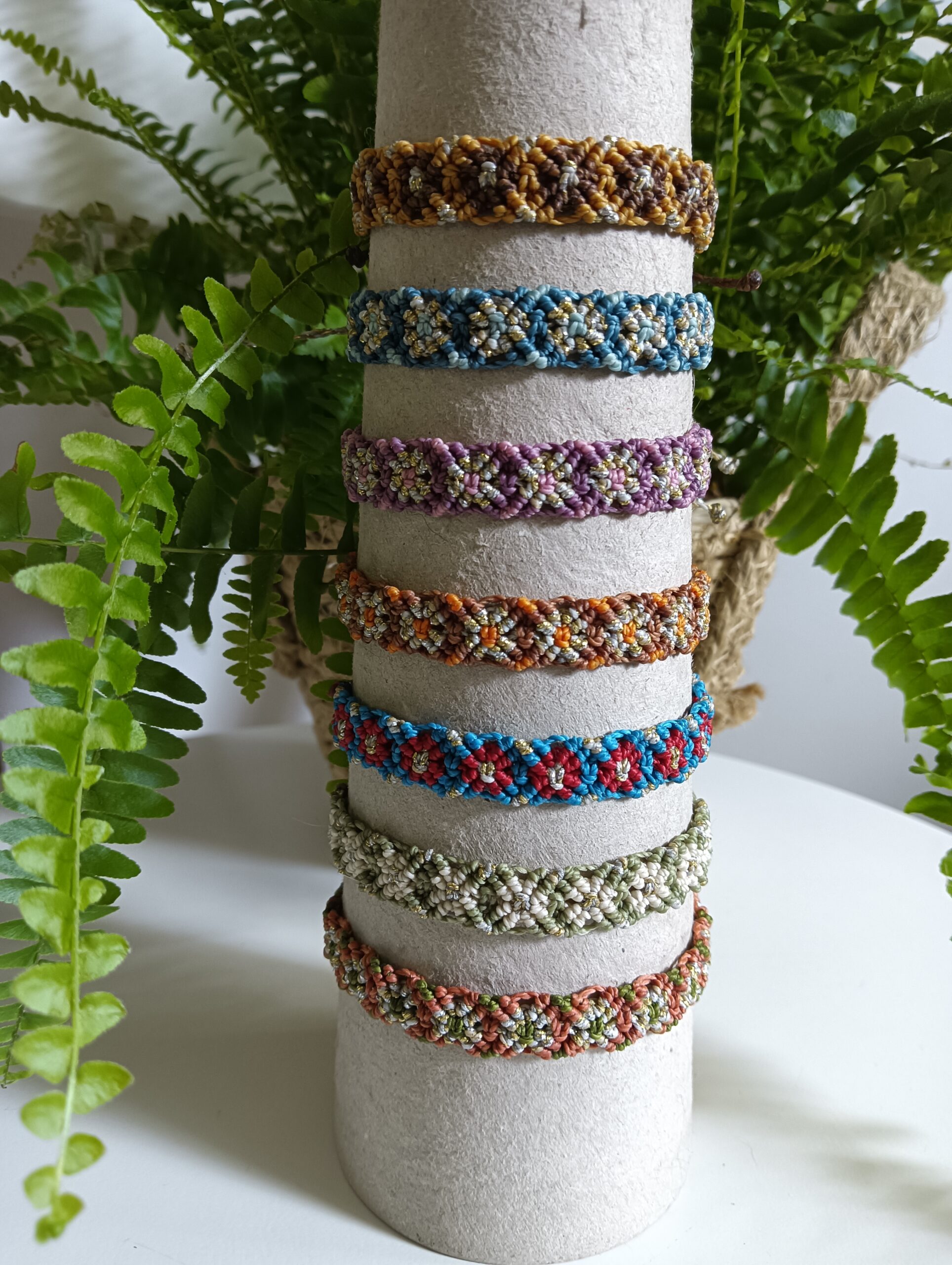 Bling Bloem Vriendschapsarmband - Afbeelding 3