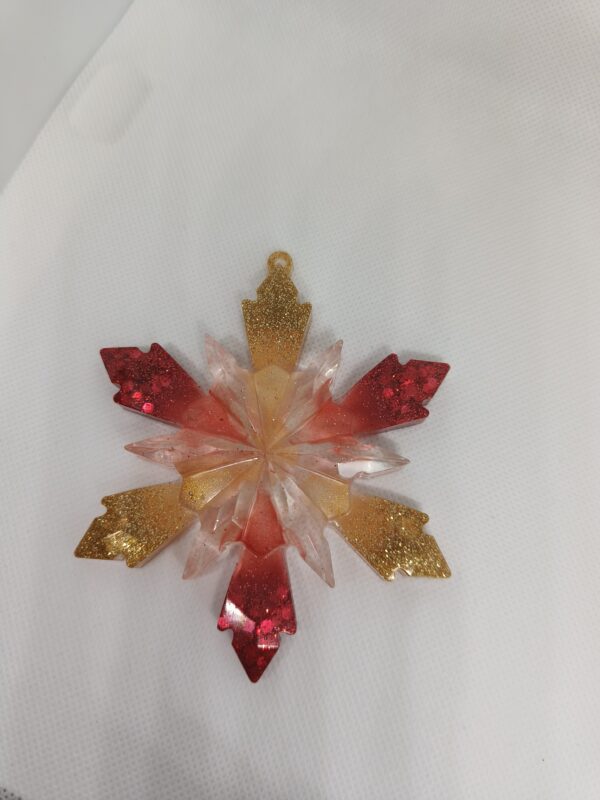 Kersthanger Ster van epoxy - Afbeelding 2