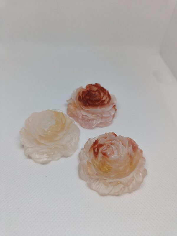 Epoxy roosjes, set van 3 - Afbeelding 2