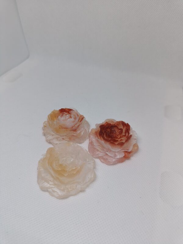 Epoxy roosjes, set van 3 - Afbeelding 3