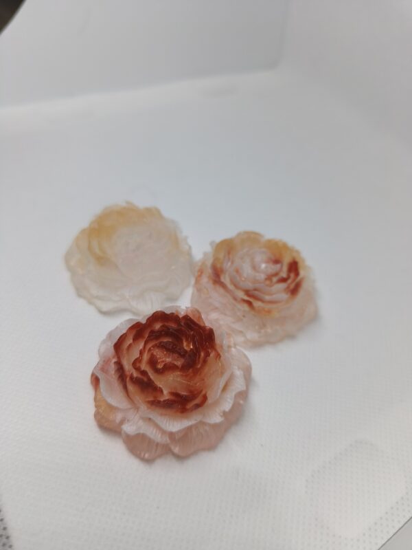 Epoxy roosjes, set van 3 - Afbeelding 4