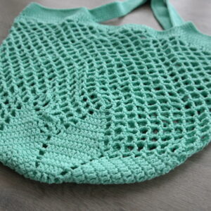 Gehaakte tas van gerecycled katoen (gratis verzending)