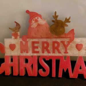 Unieke kersthanger, ook staand te gebruiken.