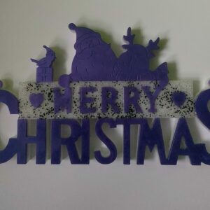 Unieke kersthanger, ook staand te gebruiken.