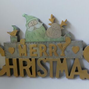 Unieke kersthanger, ook staand te gebruiken.