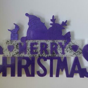 Unieke kersthanger, ook staand te gebruiken.