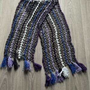 Opengehaakte sjaal van merinowol