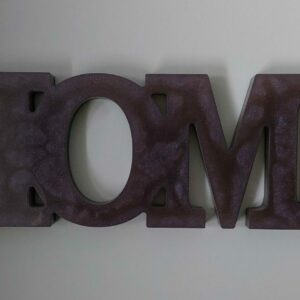 Mooie "HOME" decoratie.