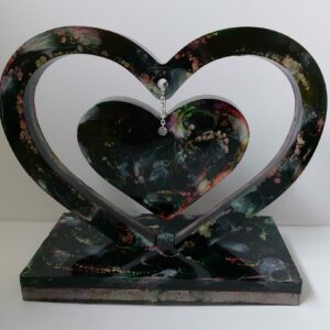 Mooi hart in hart beeld.