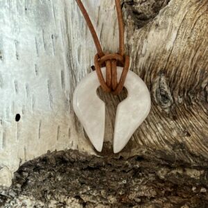 Henniestones- natuurstenen ketting steatiet