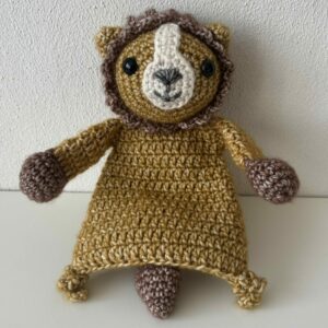 Gehaakt lappenpopje - leeuw (inclusief verzendkosten)