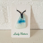 zeezicht hanger van gesmolten glas